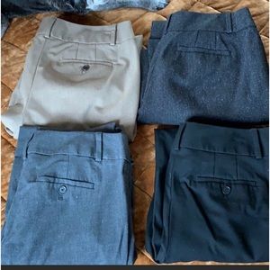 LOFT 8p MARISSA TROUSERS LOT OF 4